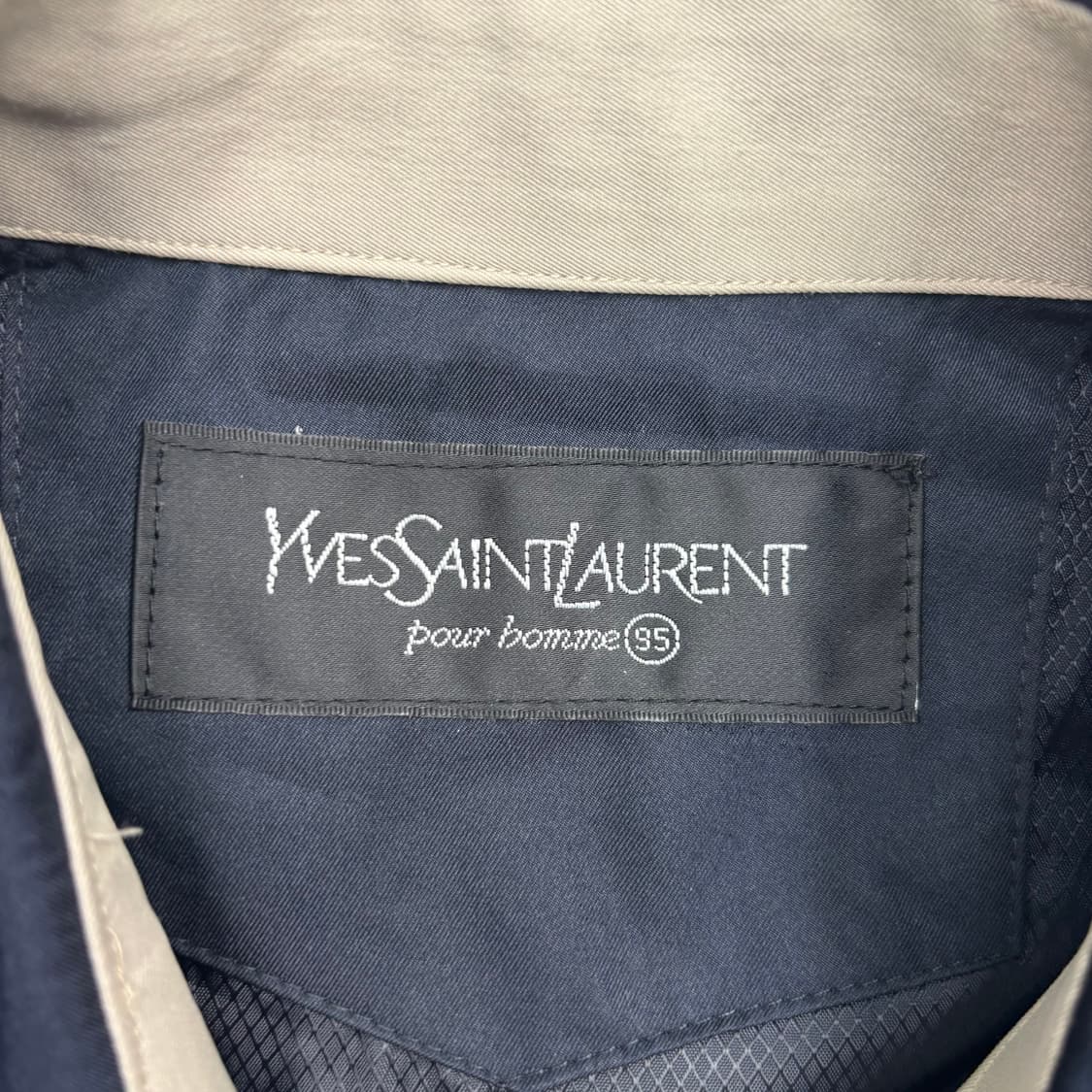 입생로랑 폴리쉘 네이비 블루종 자켓 M 상품이미지7