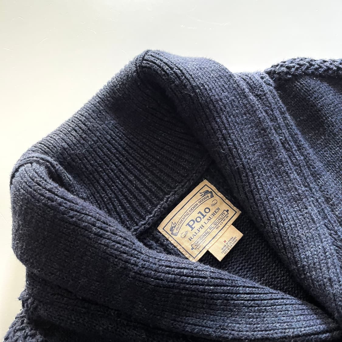 [100] 폴로 랄프로렌 헤비 코튼 숄카라 가디건 상품이미지4