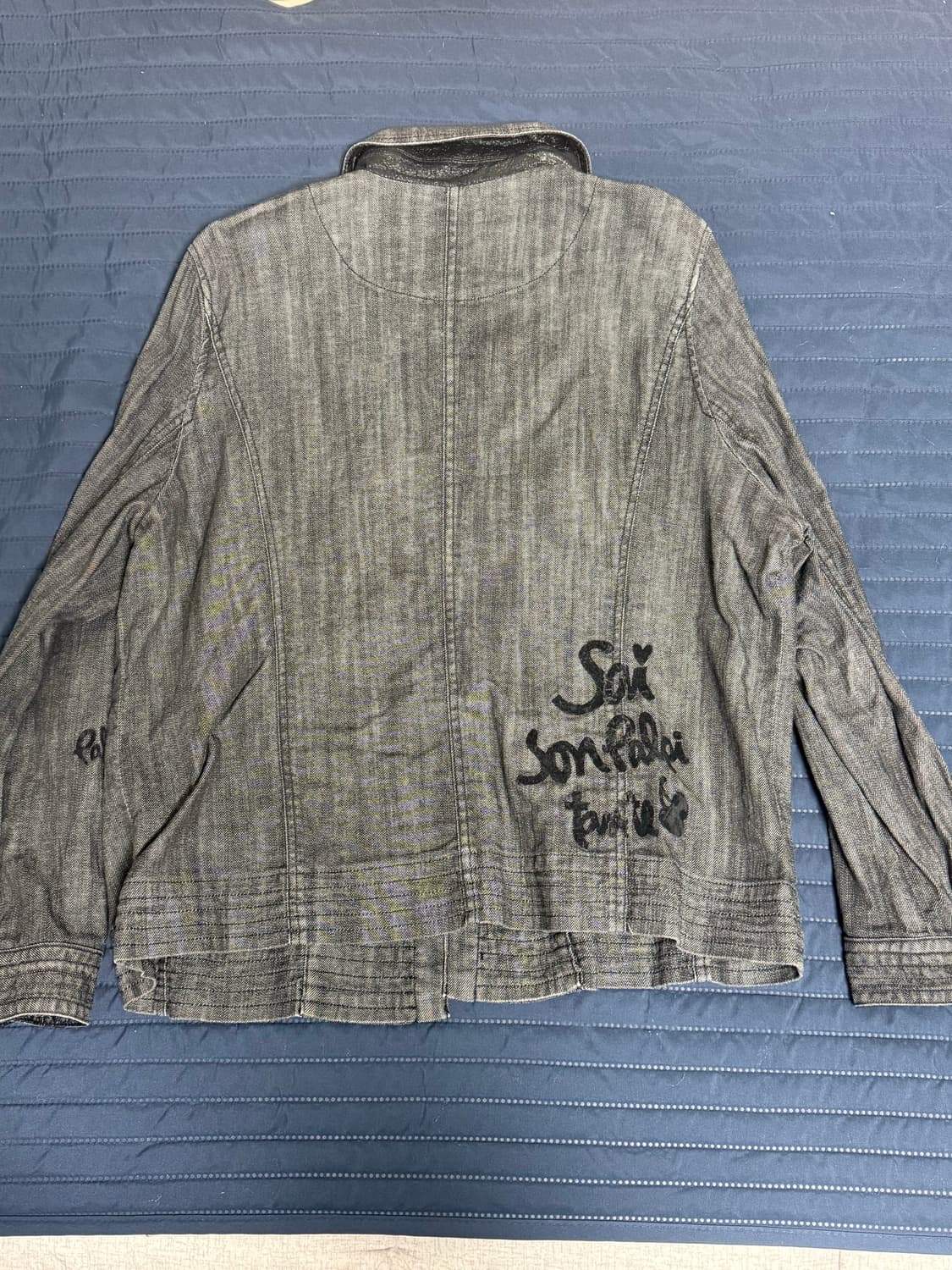 빈티지 흑청 셔츠 상품이미지4