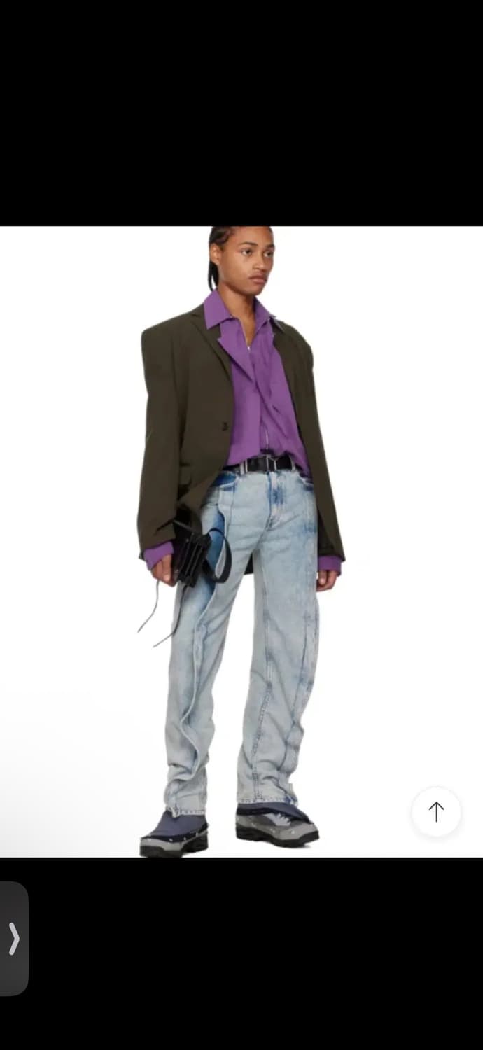 와이프로젝트 Y/PROJECT 집업셔츠 퍼플 XL 상품이미지5