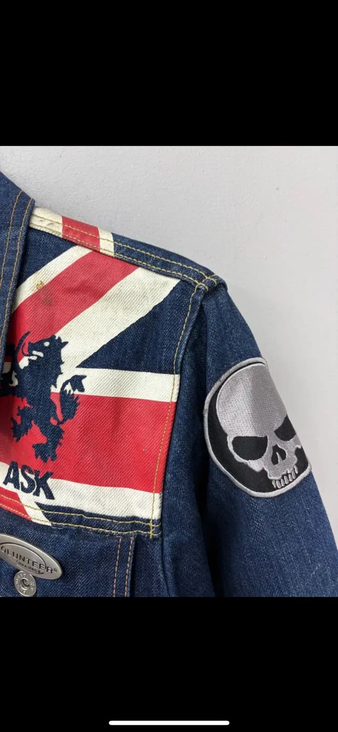 에스크 패치워크 디테일 y2k데님자켓 H1301 상품이미지4