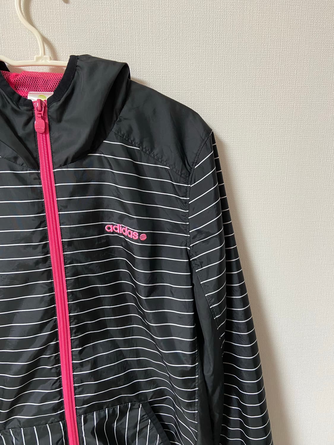 일본 빈티지 아디다스 스트라이프 바람막이 상품이미지3