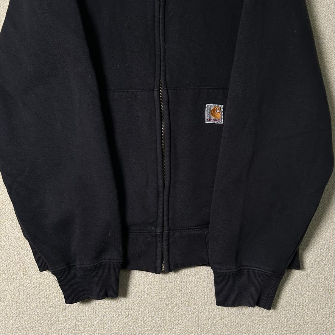 (M) 칼하트 블랙 k185 후드집업 자켓  상품이미지5