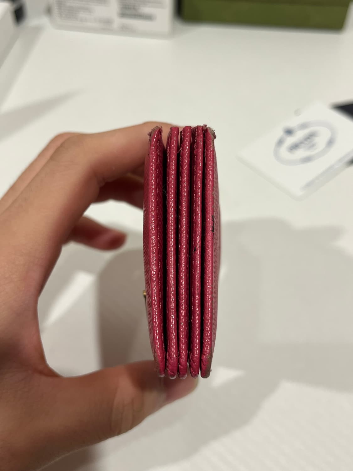 [정품]프라다 사피아노 카드지갑 (+보증서 포함) 아코디언 상품이미지2