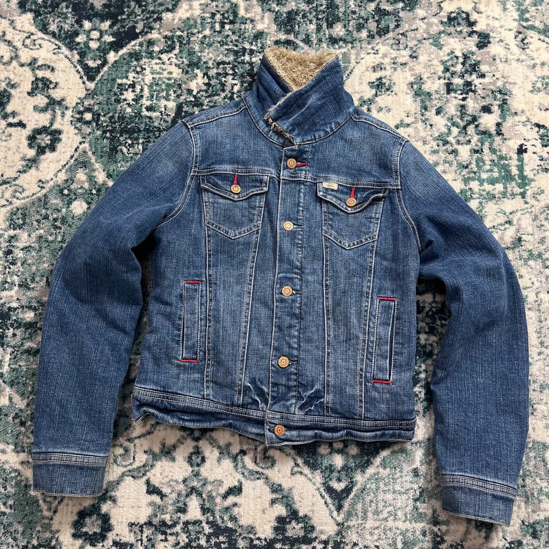 Levis 리바이스 시그니처 라인 데님 안감 쉐르파 자켓(M) 상품이미지2