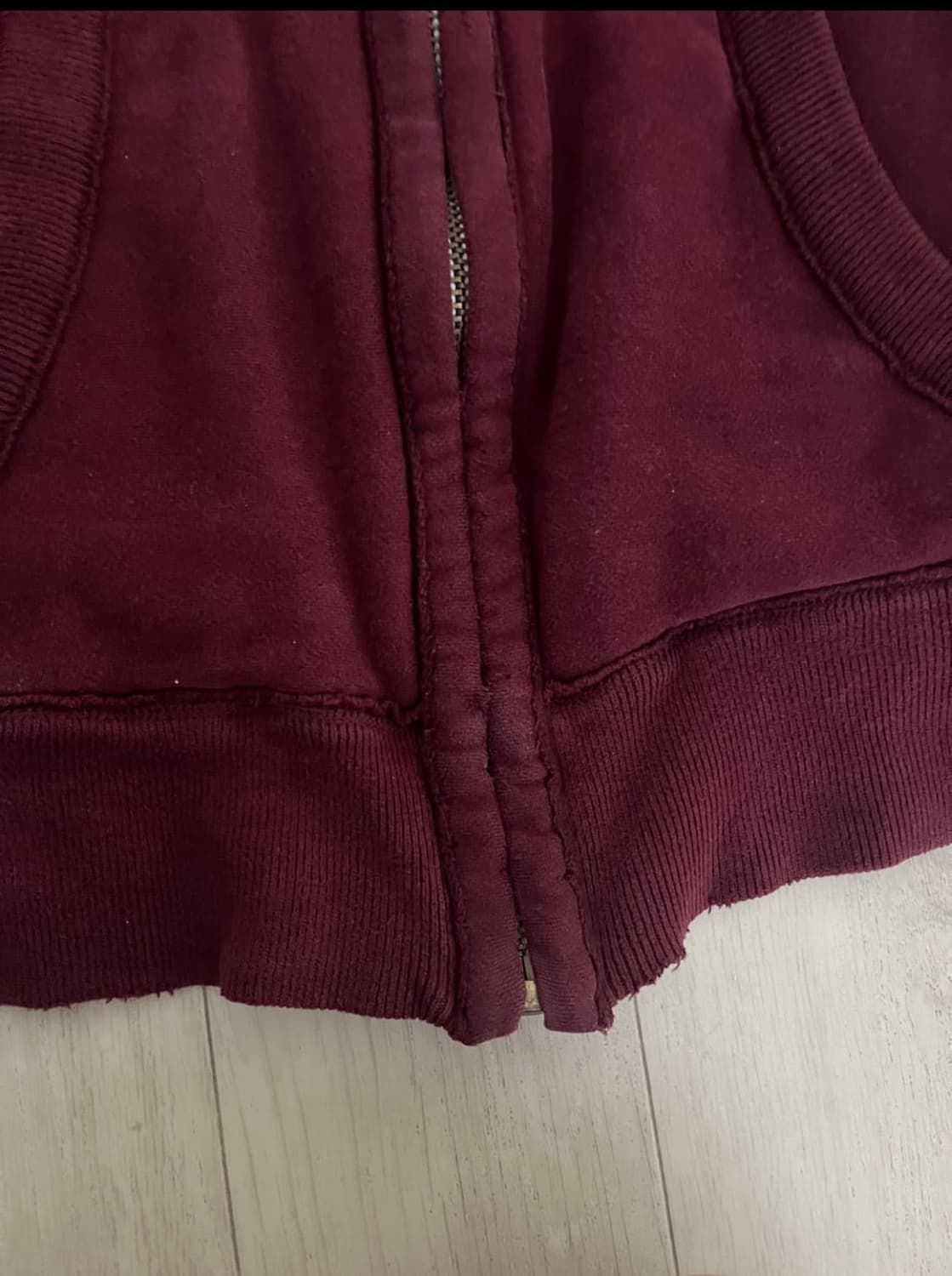 홀리스터 버건디 후드집업 상품이미지6