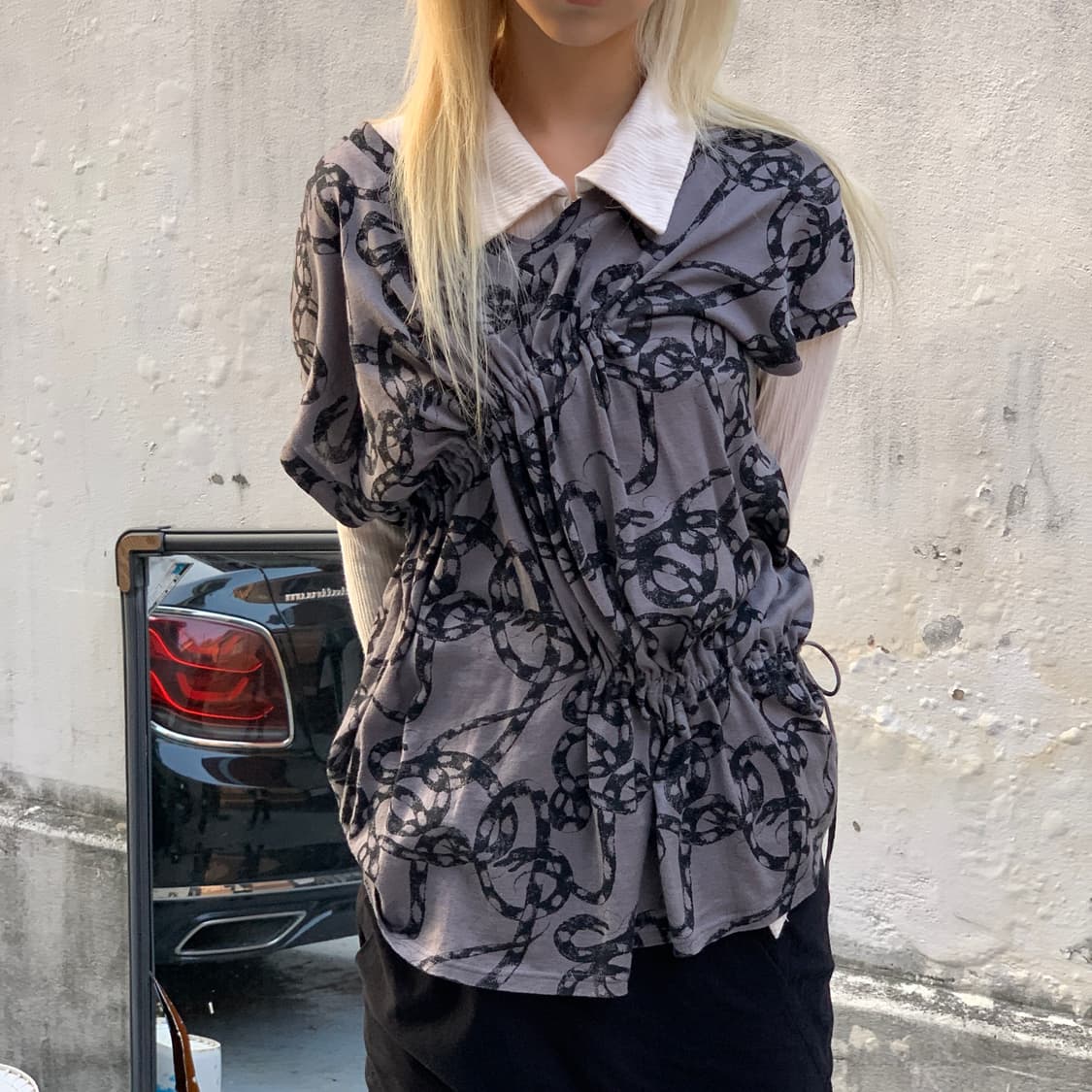 히스테릭 글래머 스네이크 탱크 탑 상품이미지1