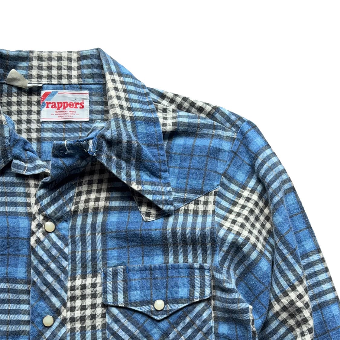 Rappers Vintage Flannel  Western Shirt 상품이미지4