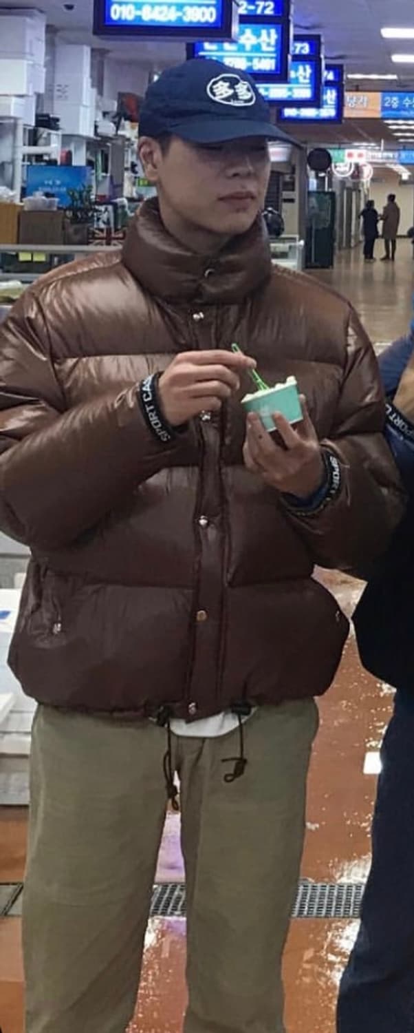 헤리티지플로스 17FW 패딩 브라운 M 상품이미지2