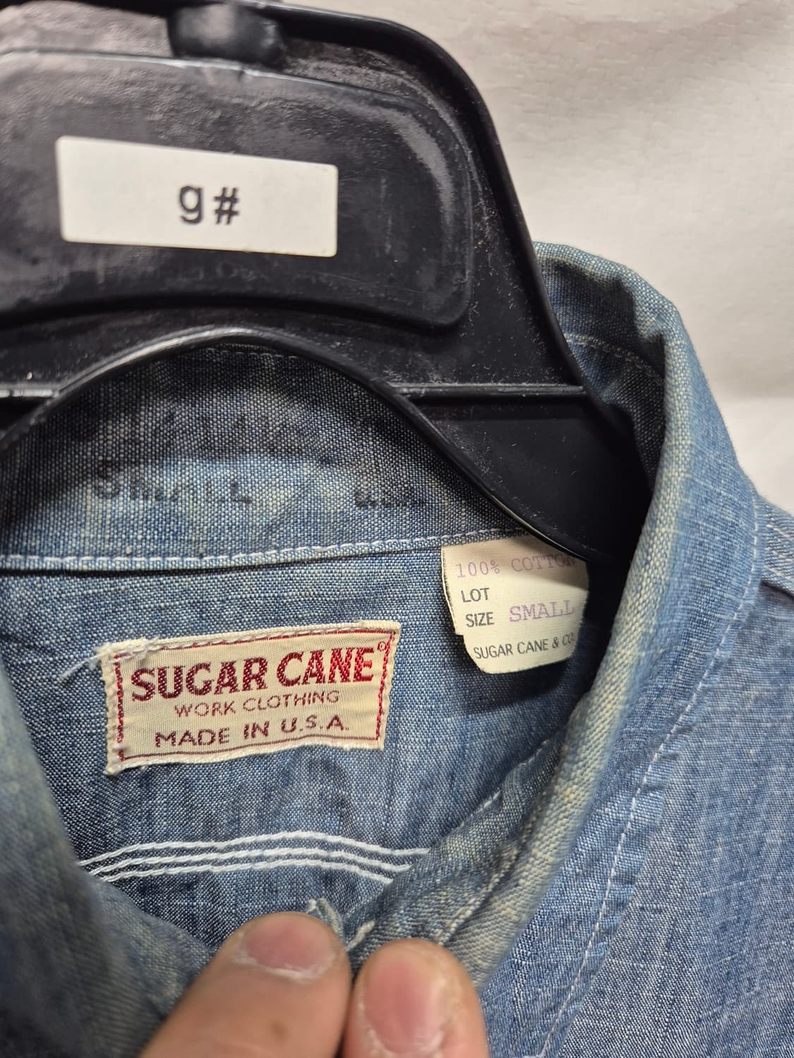 슈가케인 데님셔츠  상품이미지3