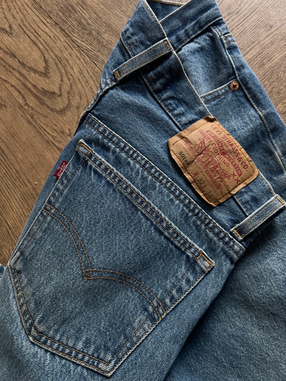 [32]00's 리바이스 501XX 발렌시아제 555팩토리 데님 팬츠 상품이미지5
