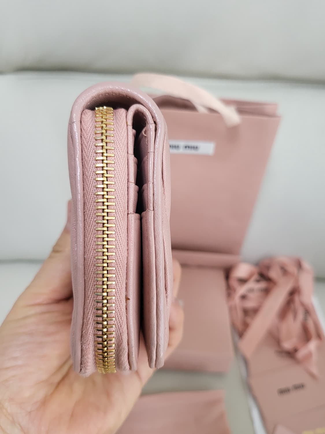 미우미우 반지갑  상품이미지6