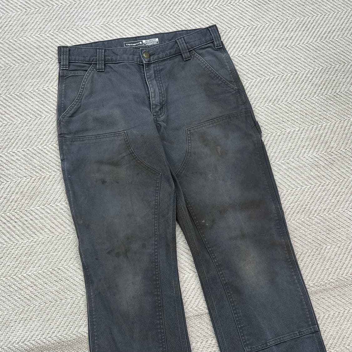 칼하트 더블니 워크팬츠 r2596 상품이미지3