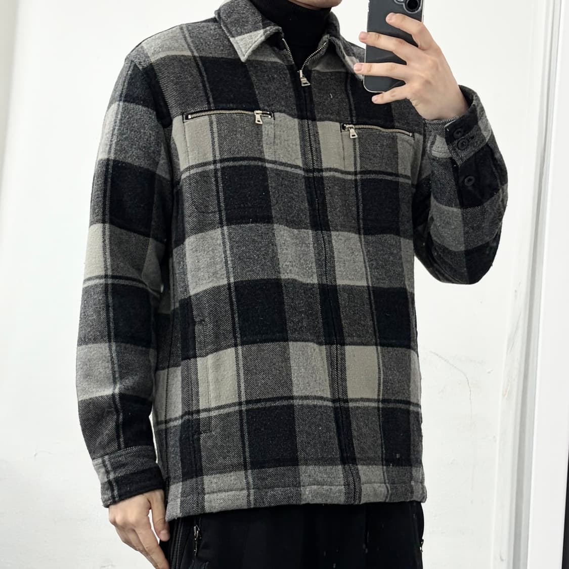 리바이스 울 체크 자켓 상품이미지2