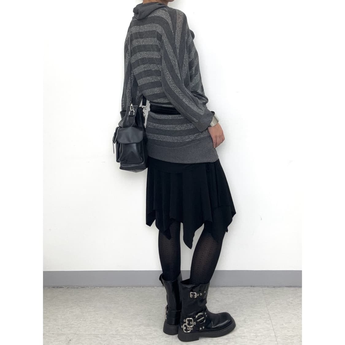 빈티지 터틀넥 니트 원피스 상품이미지4