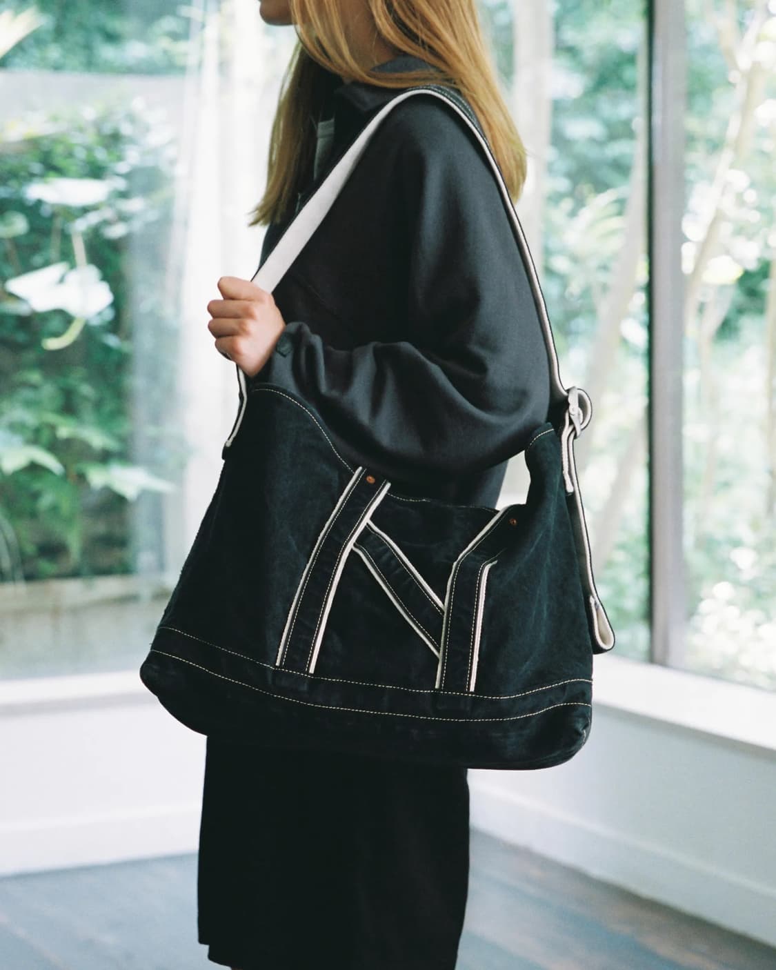 나이스네스 l.lesh 토트백 블랙 새상품 상품이미지1