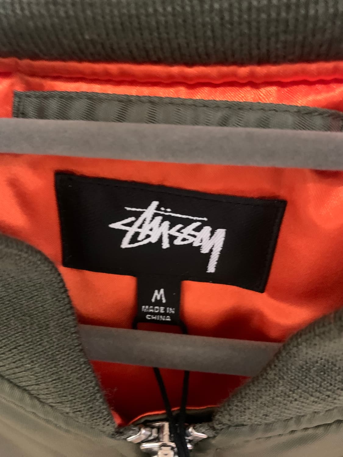 [M] 스투시xCDG 꼼데가르송 MA-1 자켓 상품이미지5