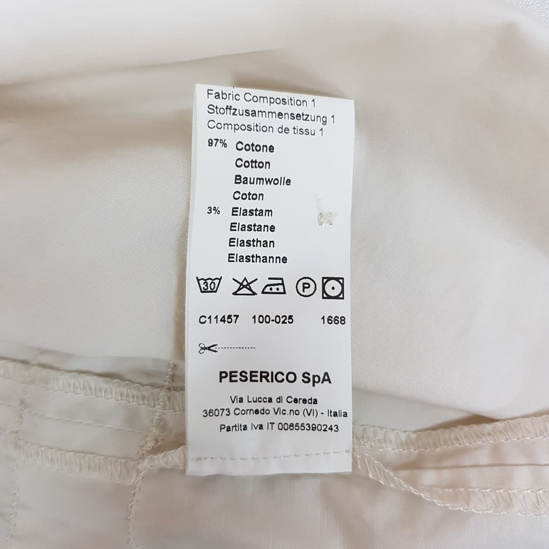 PESERICO 페세리코 코튼 스트레치 슬리브리스 원피스 40사이즈 상품이미지7