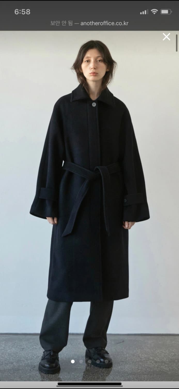 어나더오피스Women Mosser Belted Coat 상품이미지3