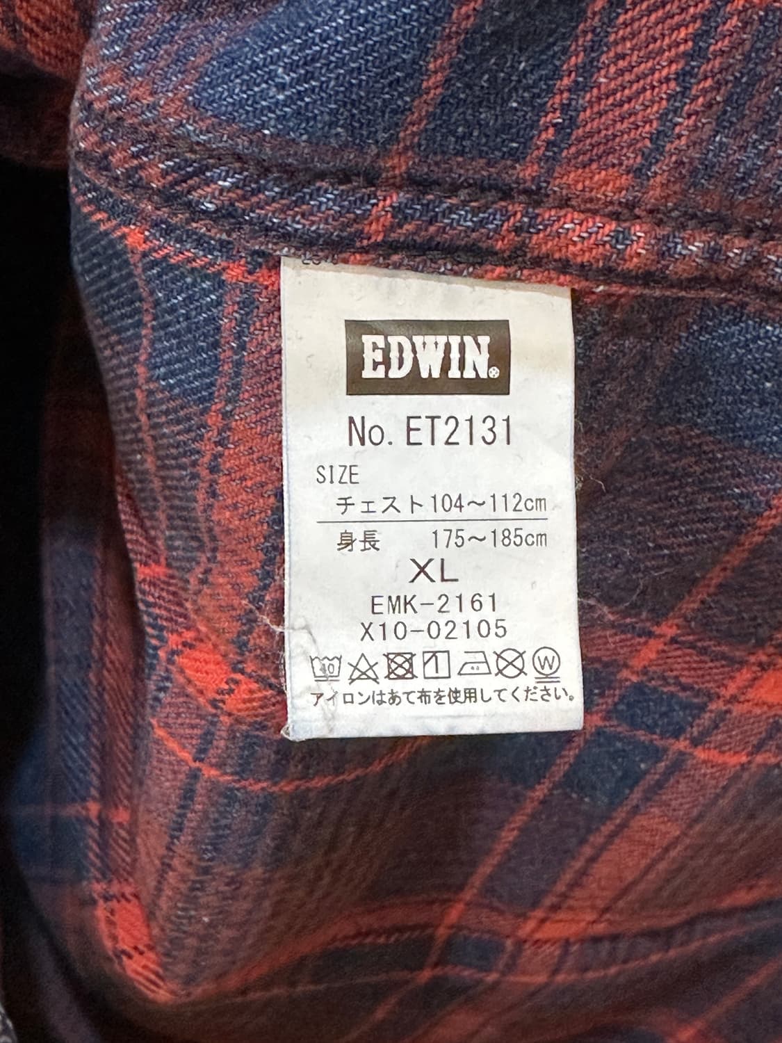 에드윈 재팬 체크 셔츠  상품이미지3