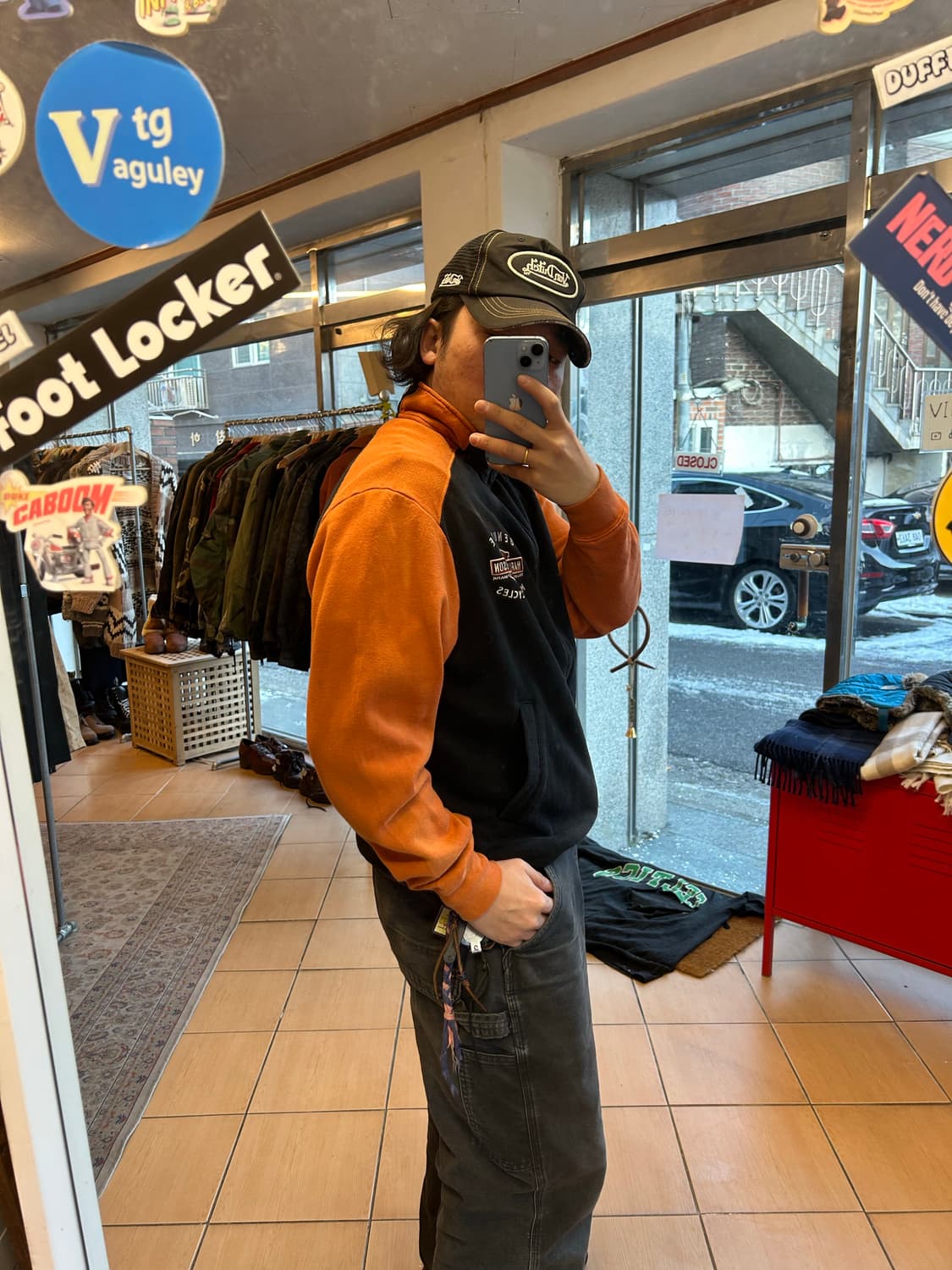 빈티지 할리데이비슨 스웻집업자켓 상품이미지8