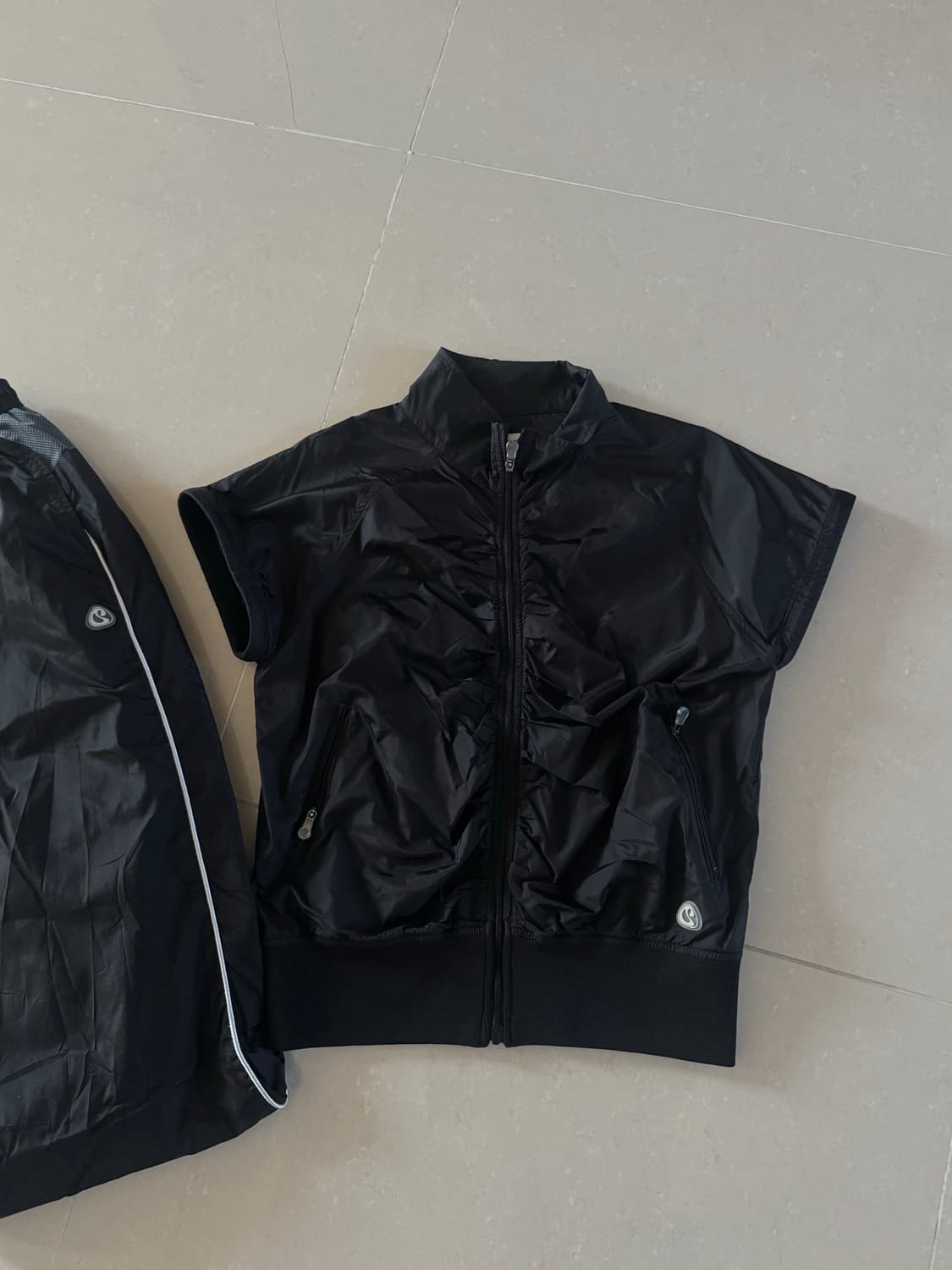 셋업) 스마트어반유즈풀 코이세이오 퍼커링 집업 팬츠  상품이미지2