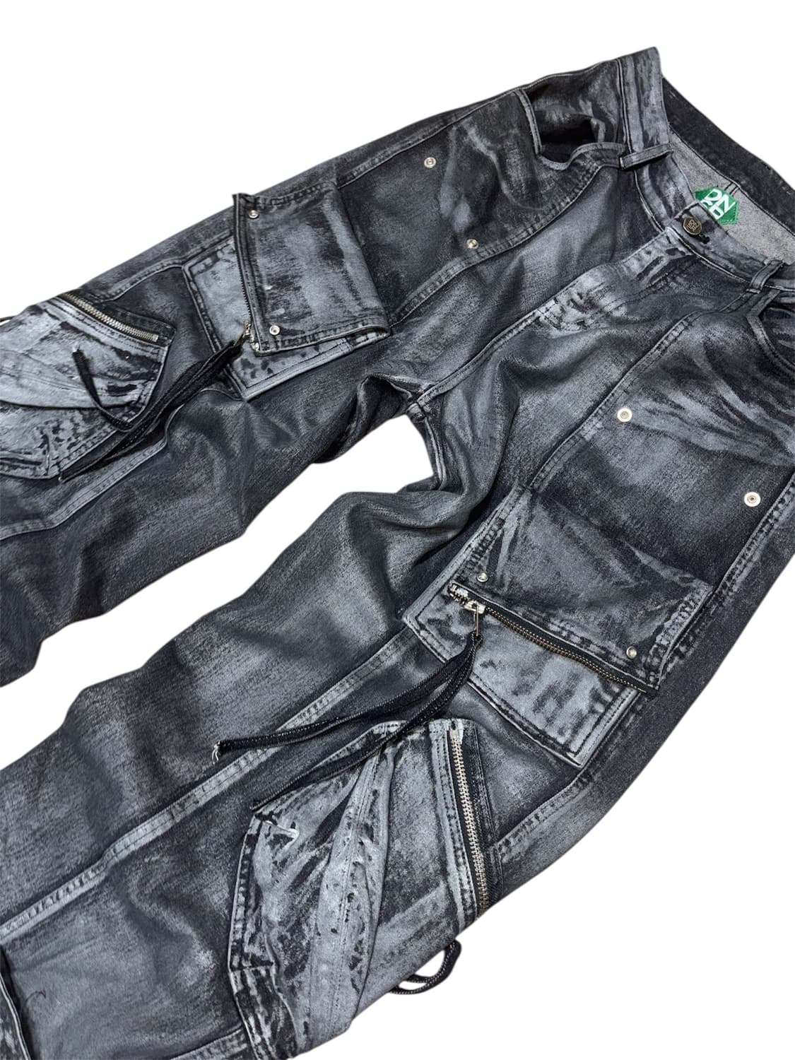 [DNSR]디엔에스알 투페이스 멀티카고 워싱 데님 팬츠 L 상품이미지4