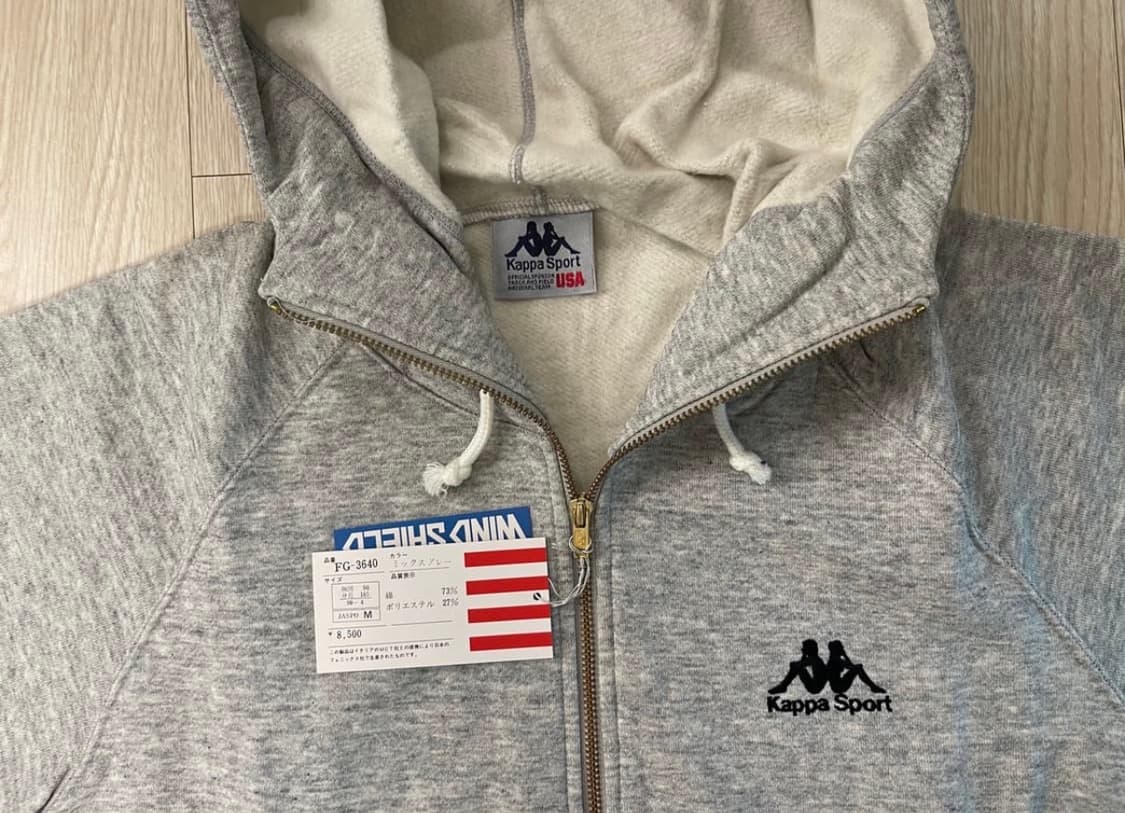 카파 USA 90s 올드 후드 짚업 M Kappa USA OLD 1990 상품이미지2