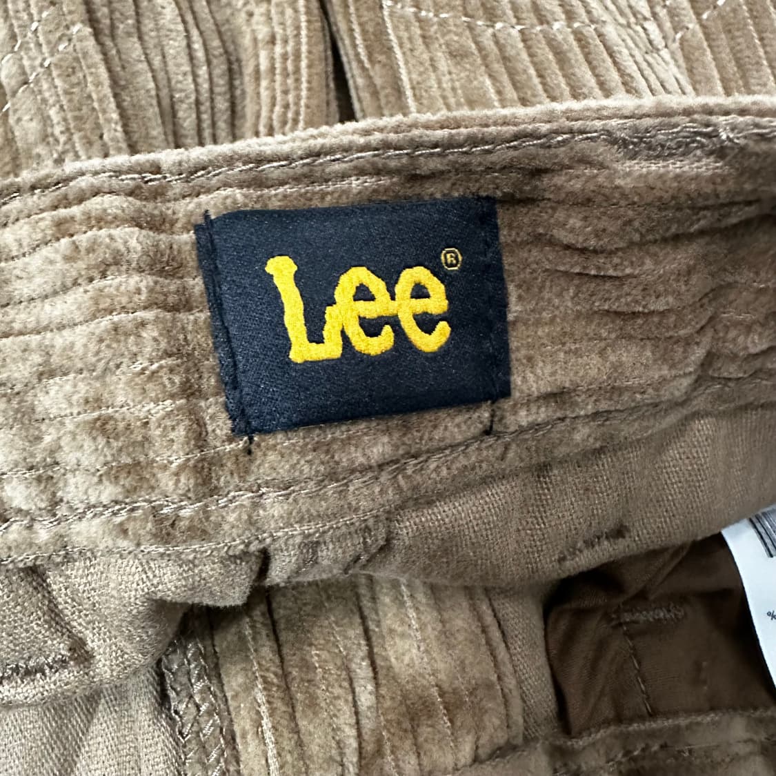 Lee 리 브라운 코듀로이 H라인 미디 스커트 M (클래식) 상품이미지3