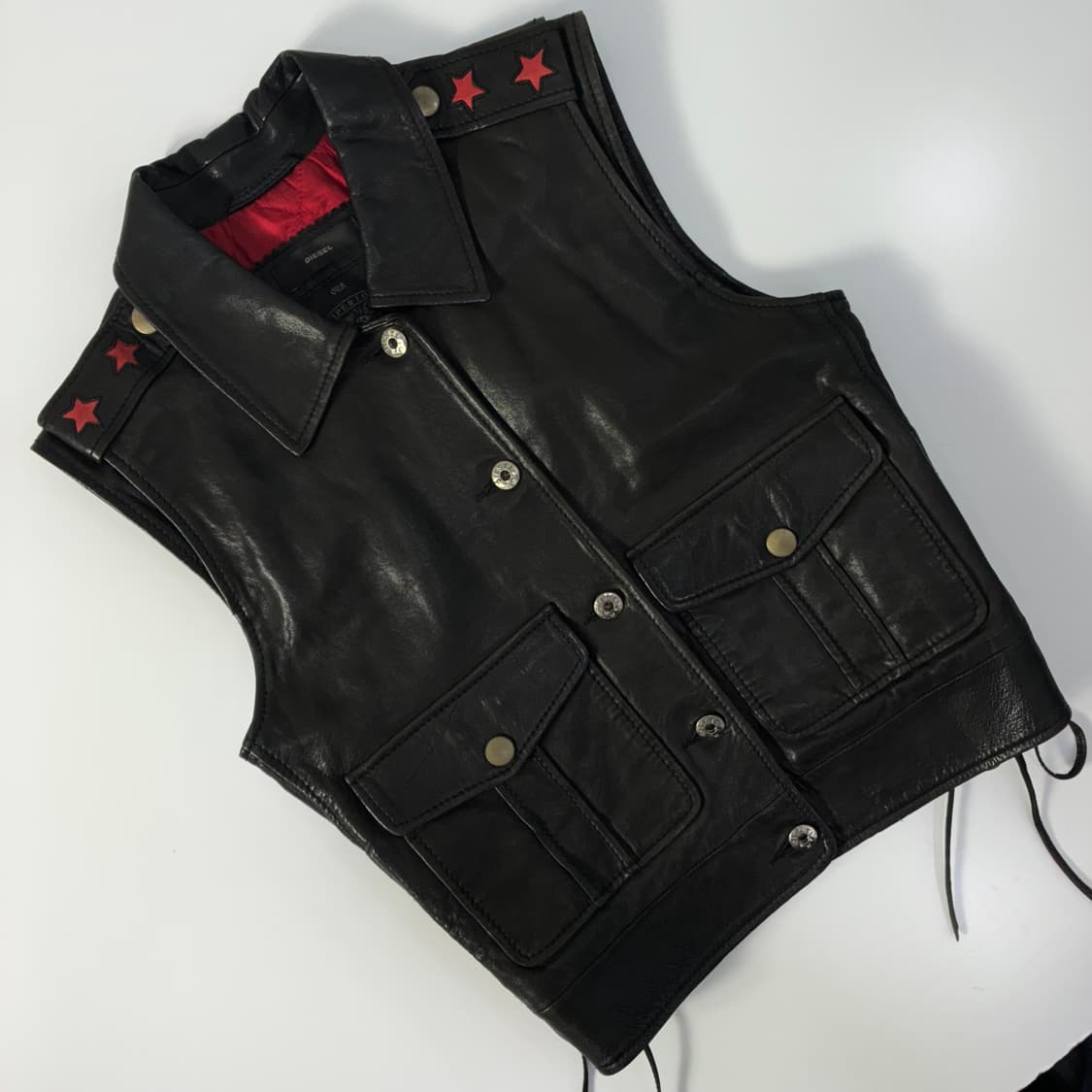 Dissel 디젤 스타 램스킨 더티 베스트 상품이미지2