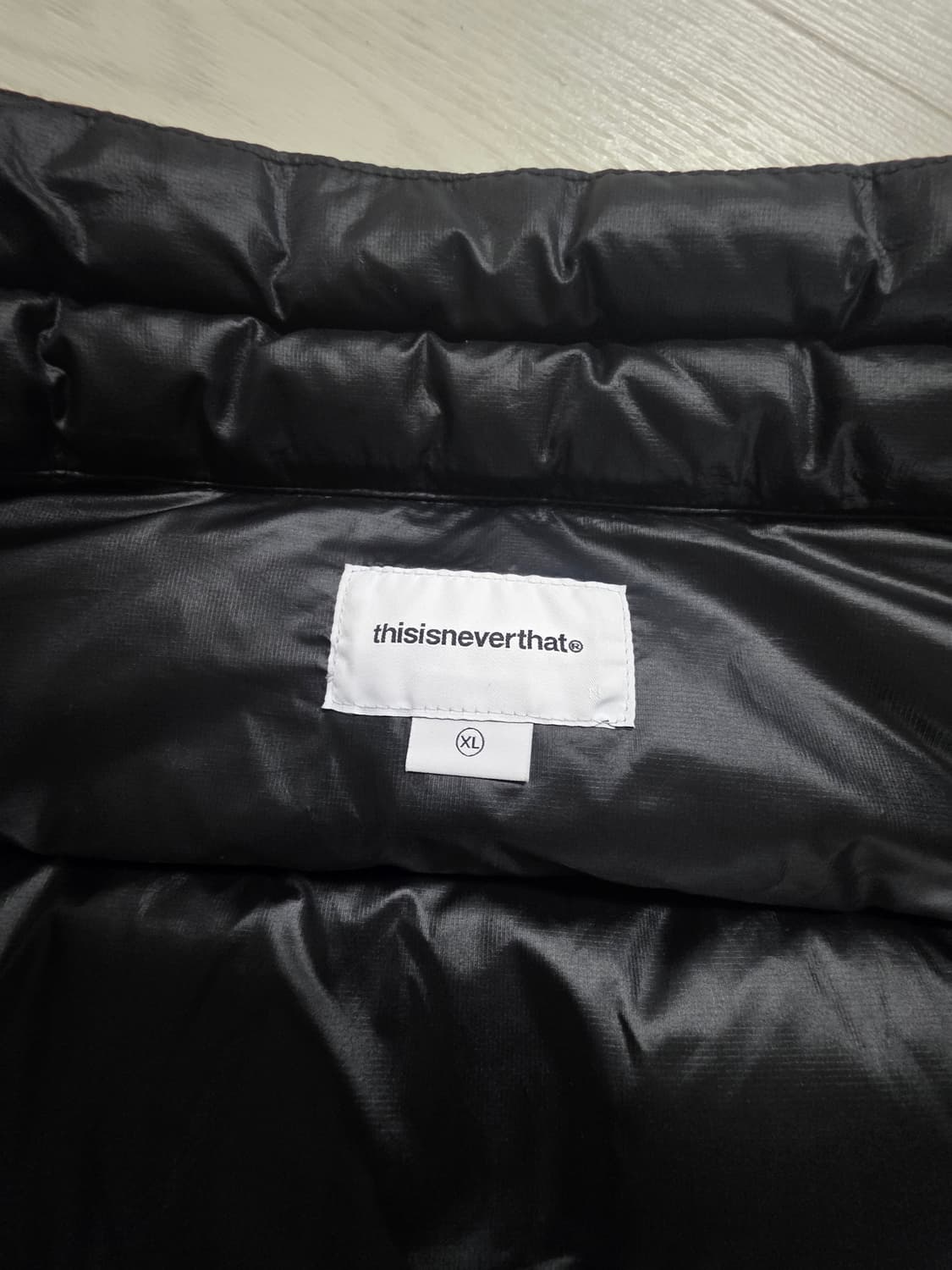 디스이즈네버댓 DSN 다운 푸퍼 자켓 블랙 XL사이즈 상품이미지4