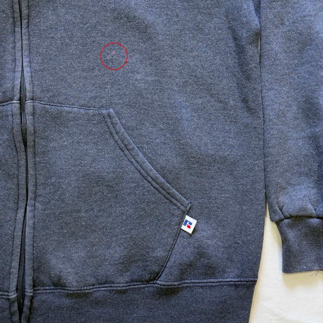 90s 러셀 에슬레틱 후드 집업 상품이미지3