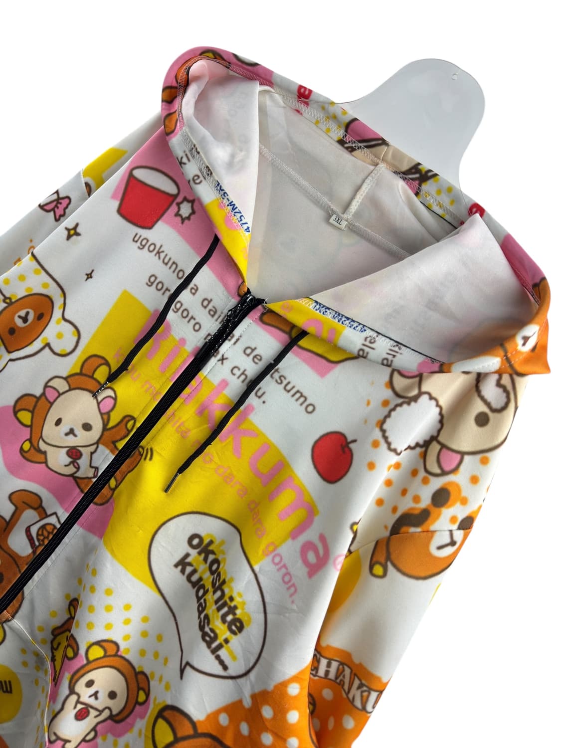 JPN 리락쿠마 풀프린팅 후드집업1240 상품이미지3