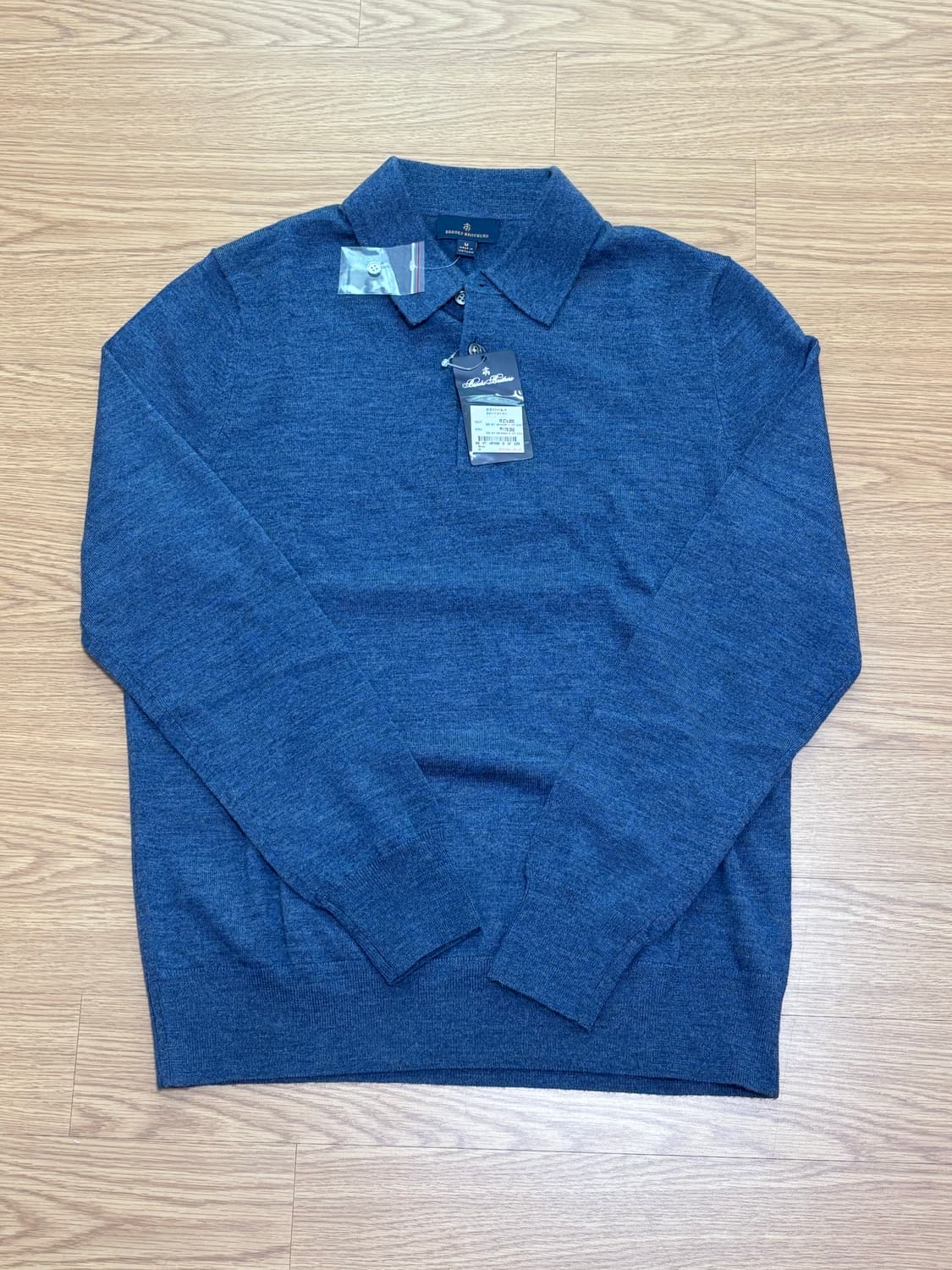 [새상품] 브룩스 브라더스 메리노울 롱슬리브 폴로 스웨터 상품이미지2