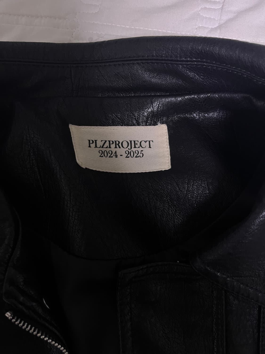 플리즈프로젝트 비건 레더 미들 자켓 상품이미지6