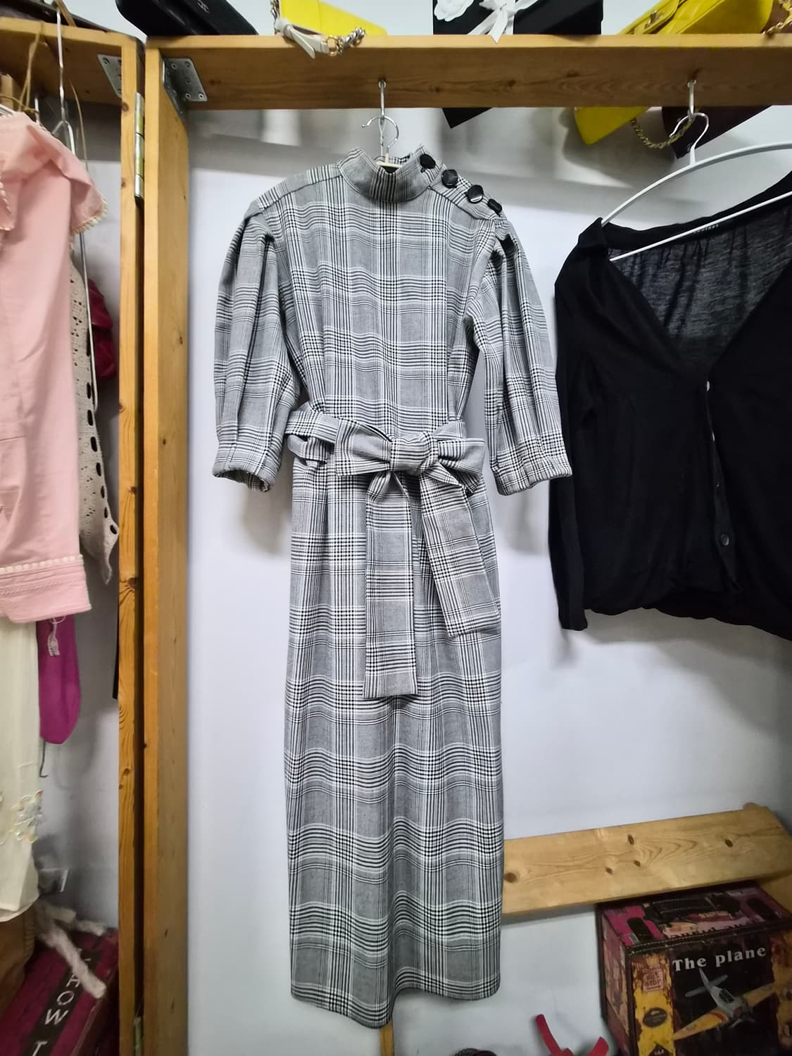 자라 벌룬 체크원피스 상품이미지2