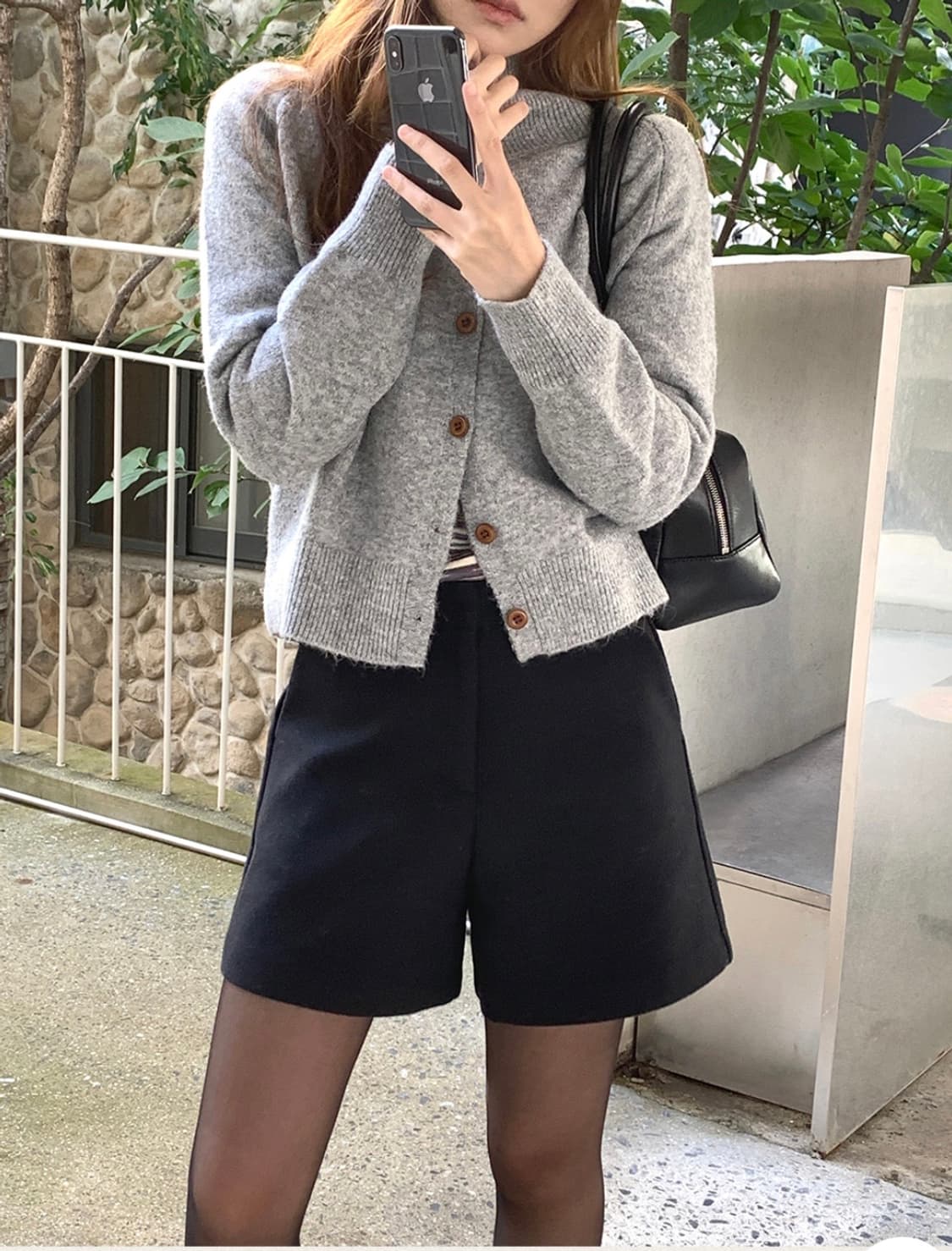 메리어라운드 ofm 베이커 울 노턱 팬츠 반바지 상품이미지5