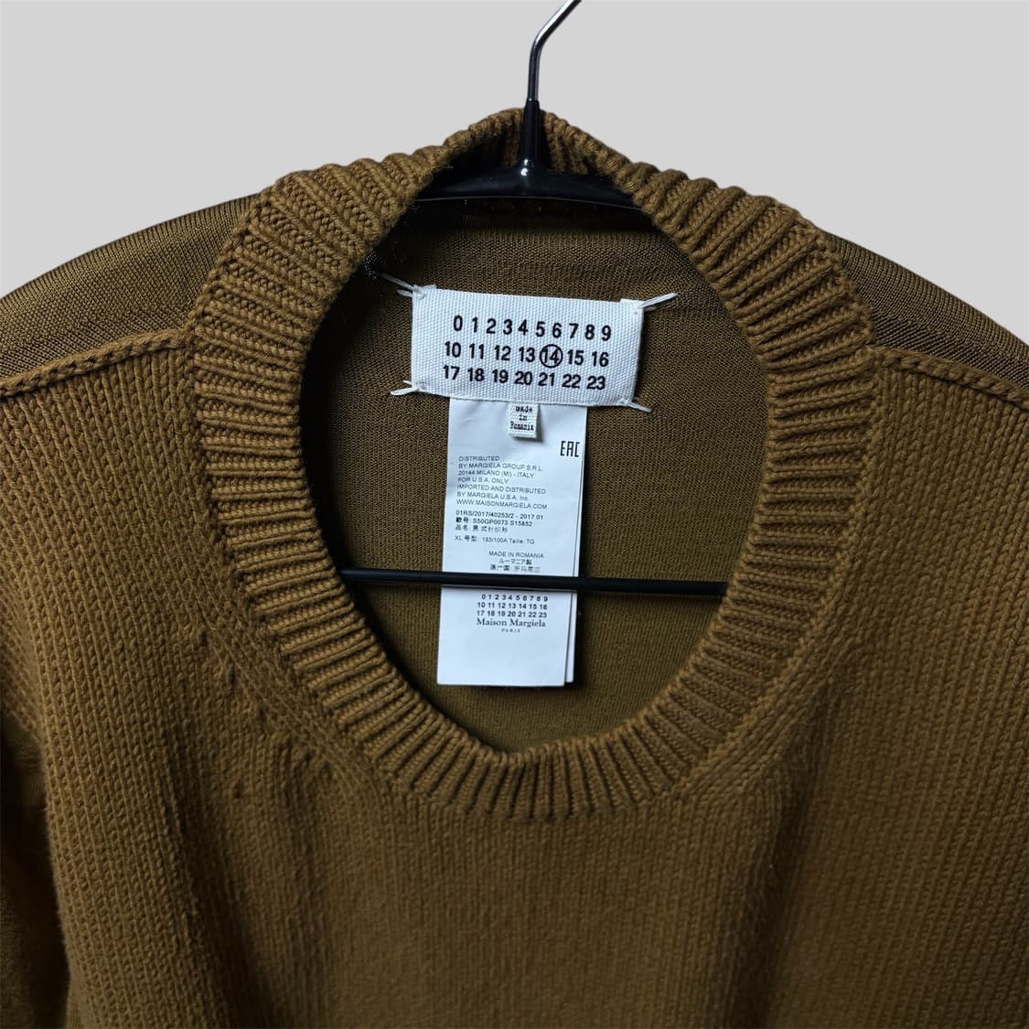 마르지엘라 투톤 니트 52 상품이미지3