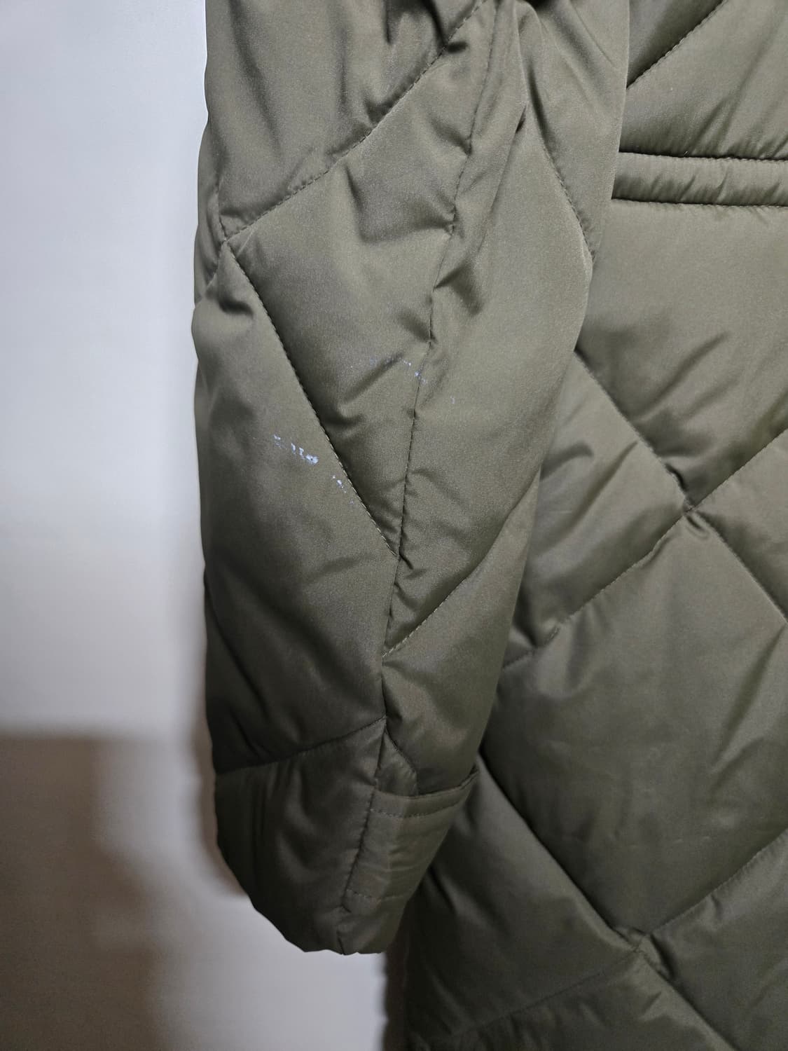 스케쳐스 롱 퀼팅 패딩 XL(105) 올리브 카키 상품이미지5