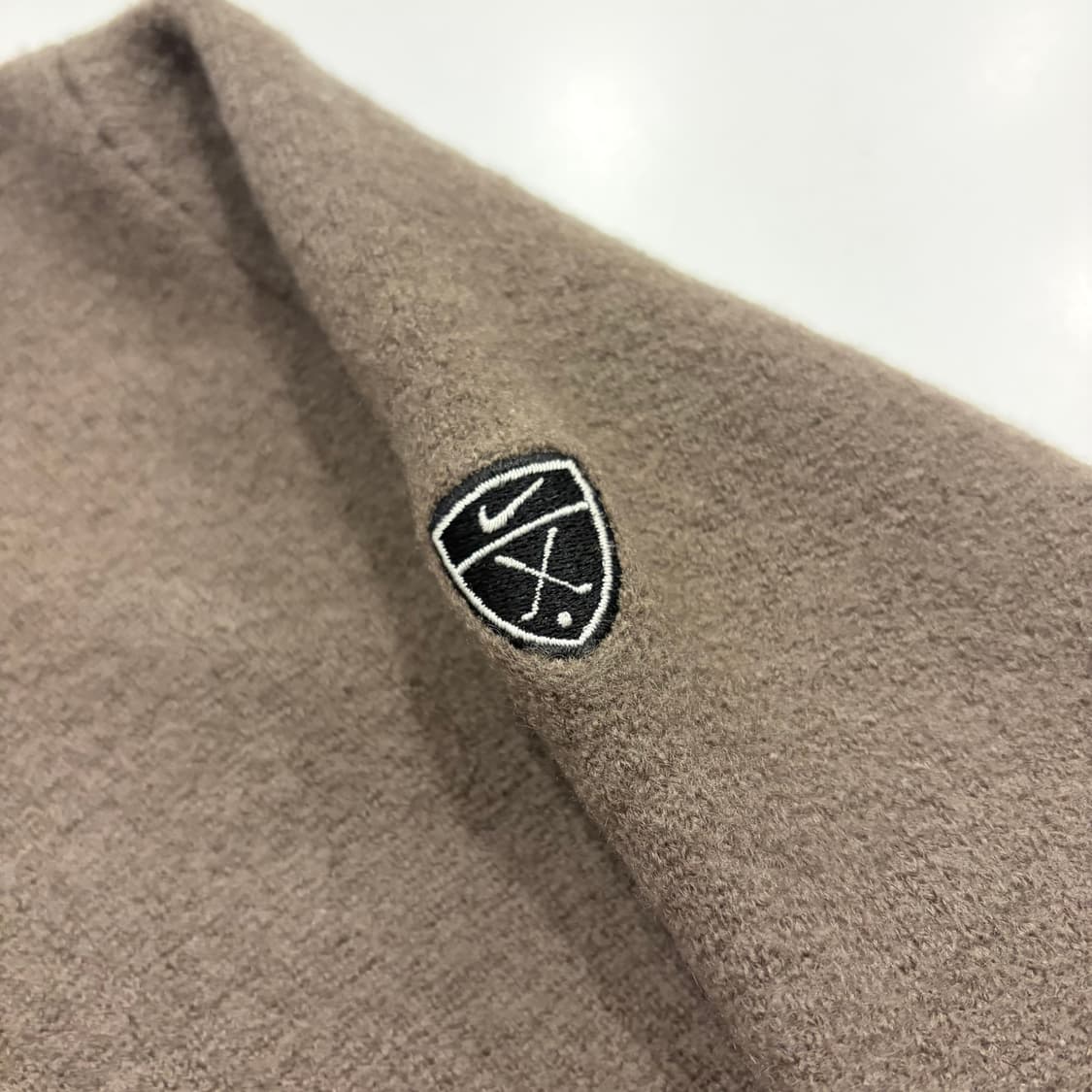 [XL] 00s 나이키 메리노울 하프집업 니트 브라운 C106 상품이미지4