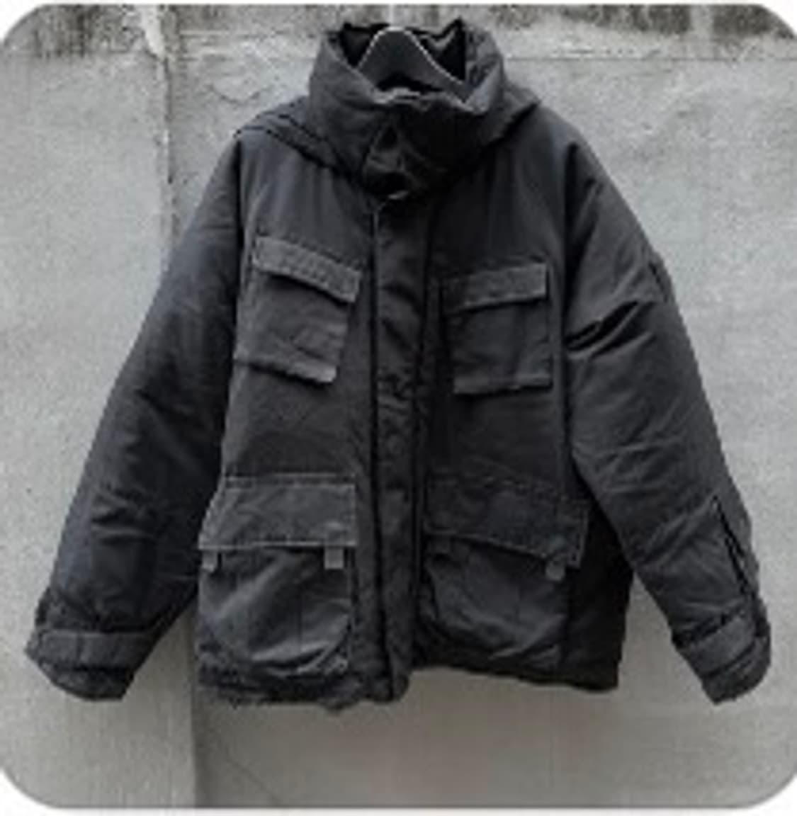 Ppfm 밀리터리 비대칭 포켓 자켓 상품이미지1