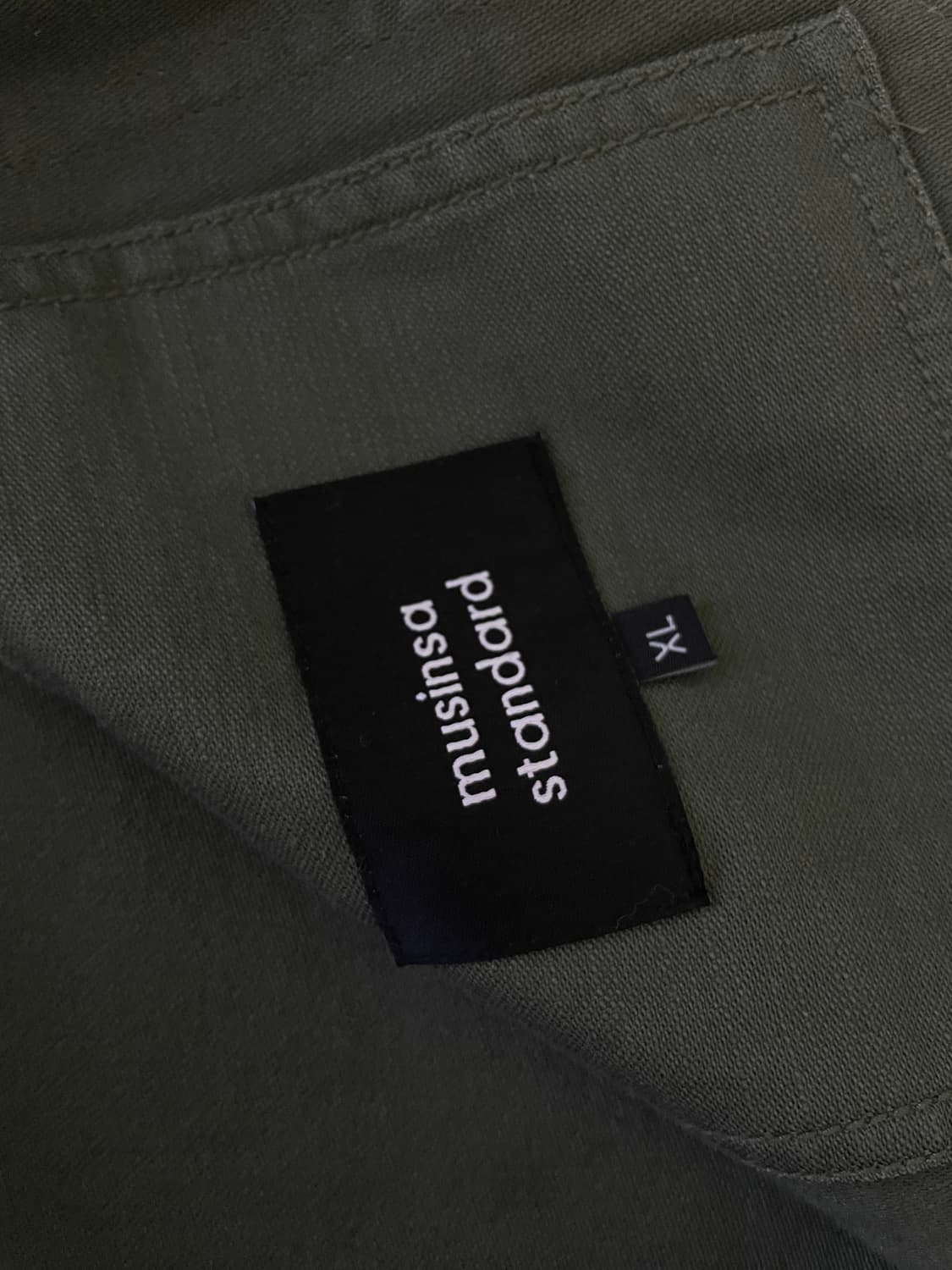 무탠다드 백 사틴 초어 자켓(카키) 상품이미지7