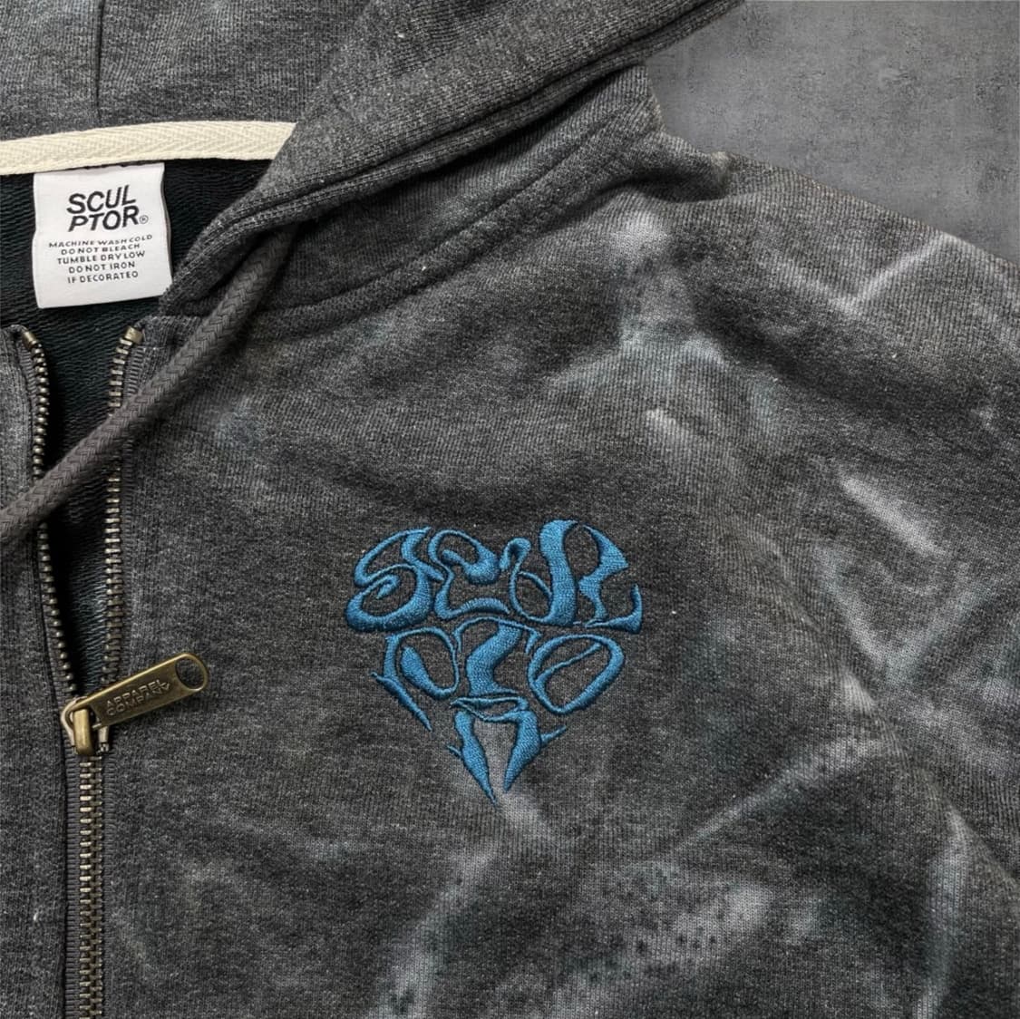 스컬프터 Sculptor 타이다이 크롭 후드집업 FREE 상품이미지4