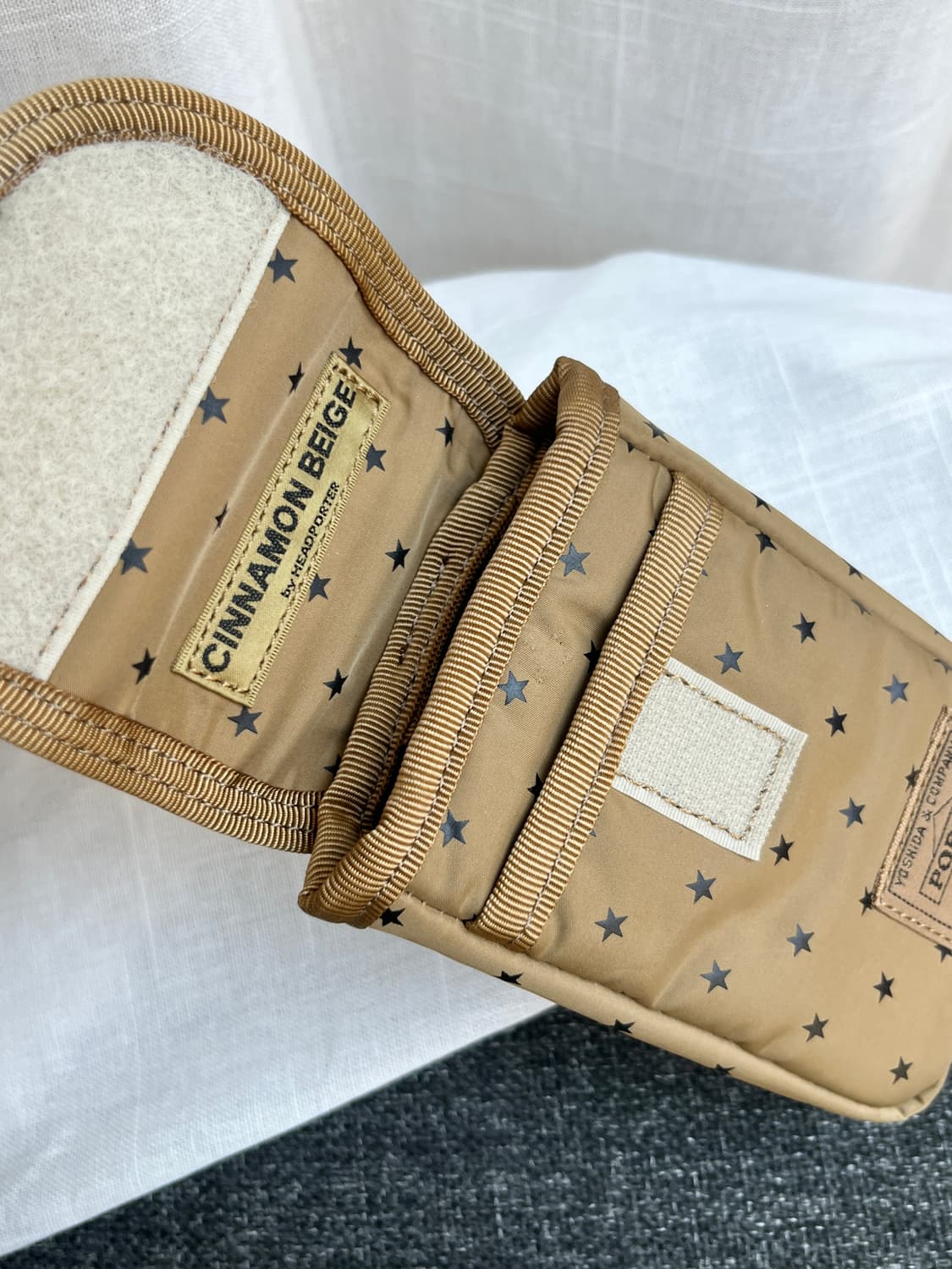 Porter 포터 별 패턴 지갑 카라멜 상품이미지8