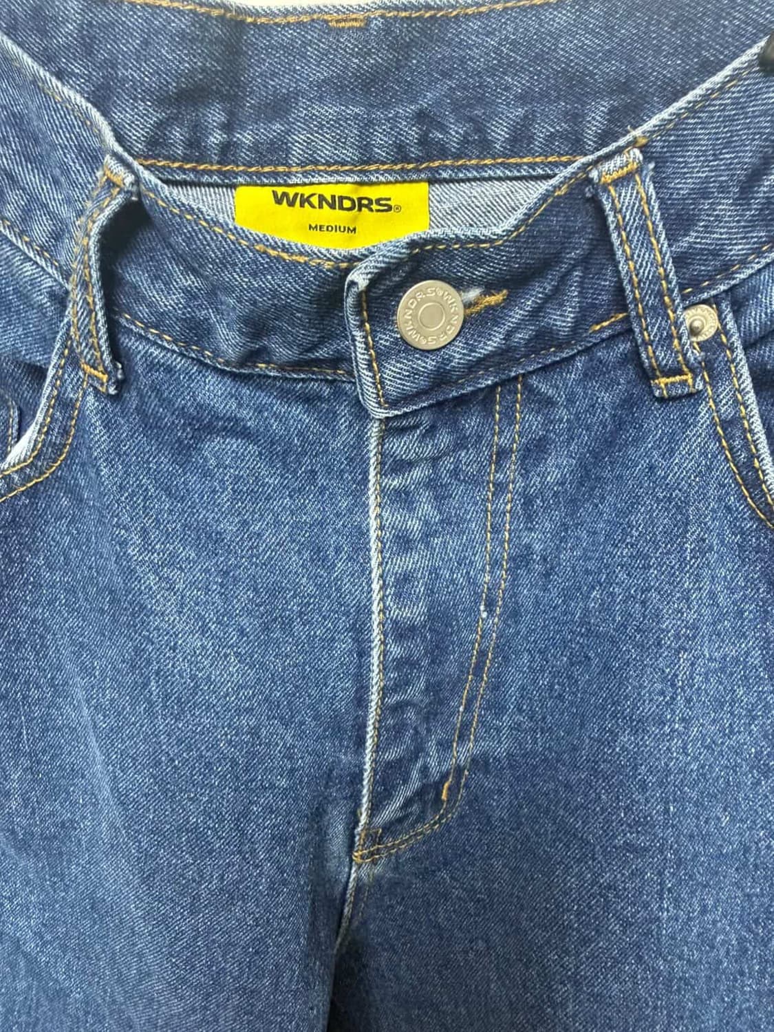 위캔더스 더블니 데님팬츠 상품이미지4