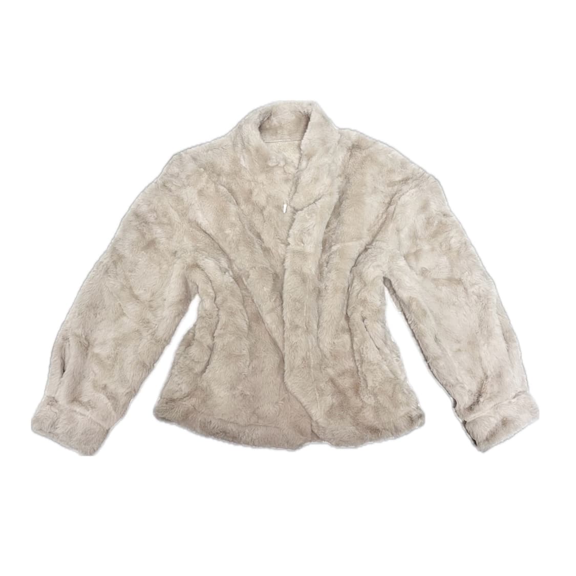 베이지 빈티지 퍼자켓 모리 라떼갸루 히메갸루 오네갸루 로걀 크루빈티지 상품이미지1