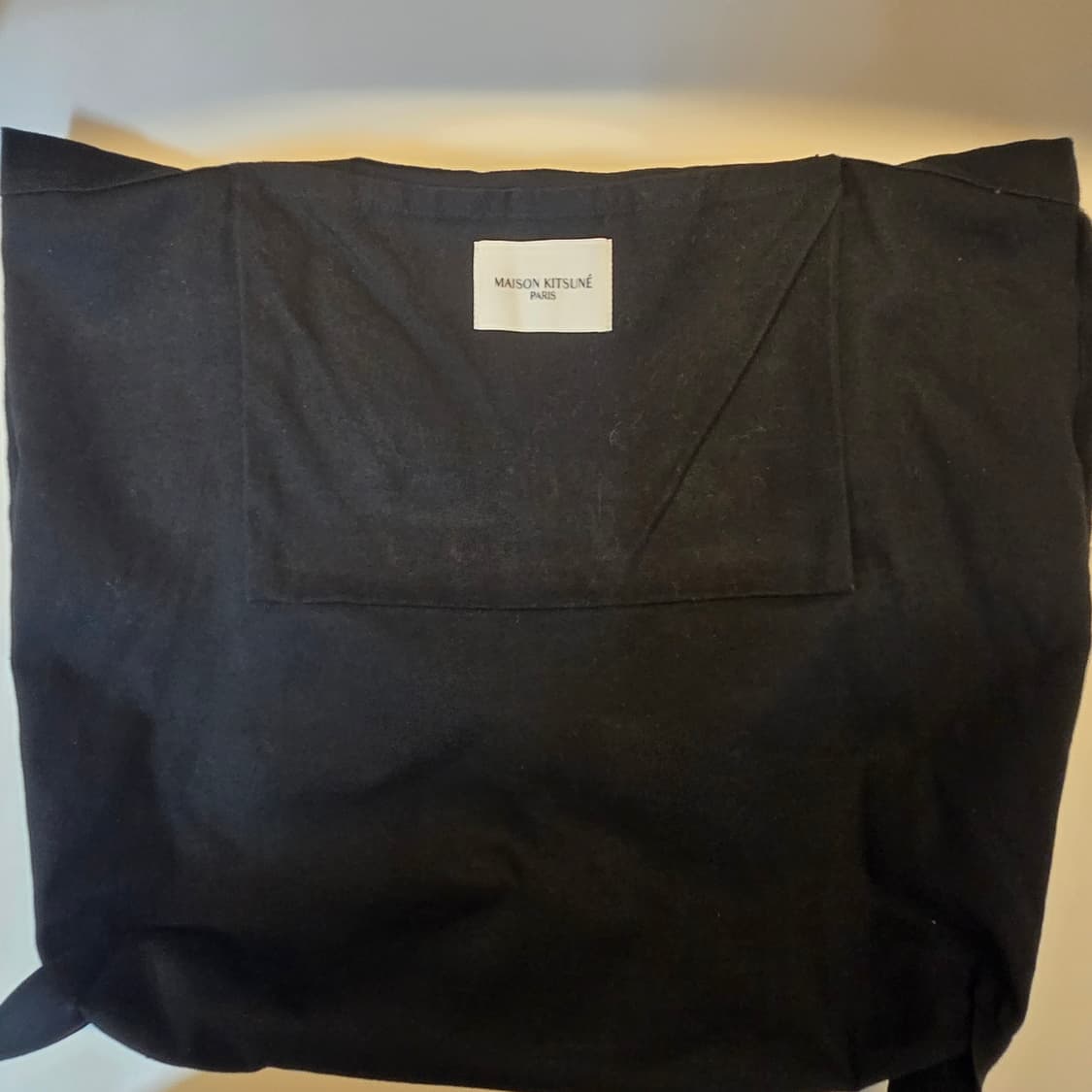 메종키츠네 폭스헤드 토트백 블랙 상품이미지3