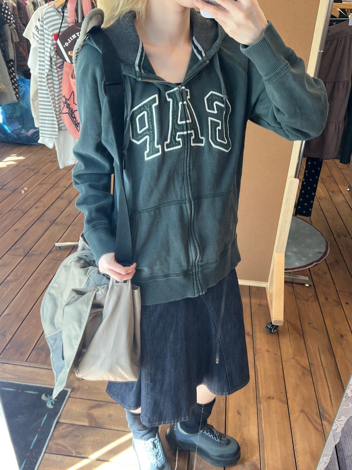 갭 카키 후드집업  상품이미지3