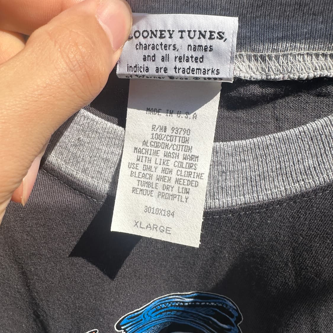 96 made in usa looney tunes taz t shirt 상품이미지5