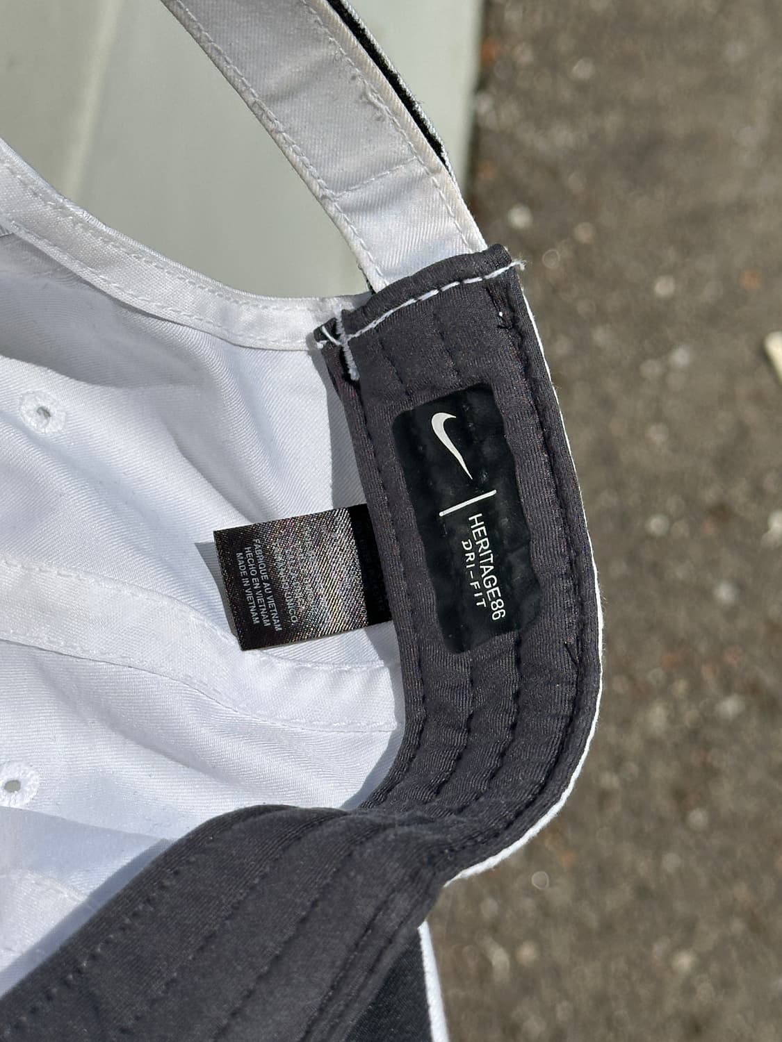 [F] 나이키 헤리티지86 화이트 볼캡 모자 상품이미지7